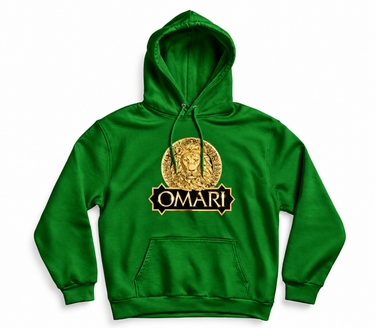 Pre Order OMARI Green & Gold  Limited Edition Hoodie