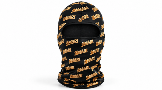 Pre Order OMARI Black & Gold Ski Mask